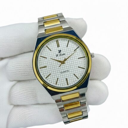 D'LON Men's Quartz Two-tone Stainless Steel Watch