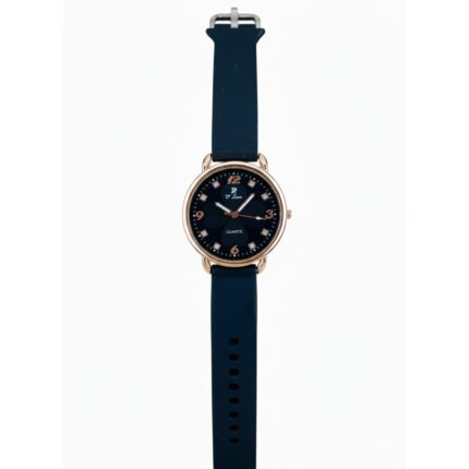 D'LON Quartz Dial With Silicone Strap Watch