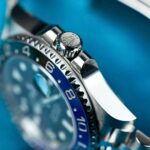 GMT-Master II Oystersteel Black and blue Cerachrom bezel Dial Watch