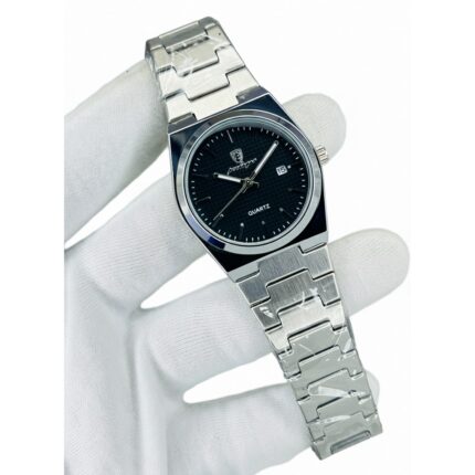 POEDAGAR Quartz Dial Chain Watch for Men