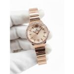 PREMIER Crystal-studded Bezel Gold-tone Wrist Watch