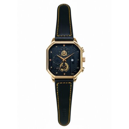 SKMEI Square Stitching Leather Men's Wristwatch