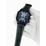 SKMEI Square Stitching Leather Men's Wristwatch