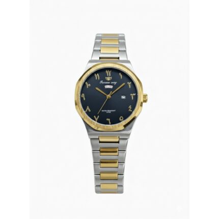 SUCCESS WAY Quartz Arabic Dial Silver and Gold Watch