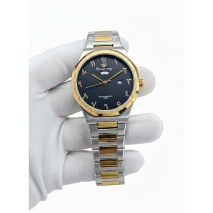 SUCCESS WAY Quartz Arabic Dial Silver and Gold Watch